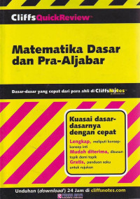 MATEMATIKA DASAR DAN PRA-ALJABAR (Cliffs Quick Review)