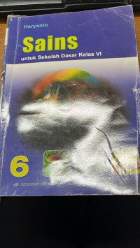 SAINS UNTUK SEKOLAH DASAR KELAS VI